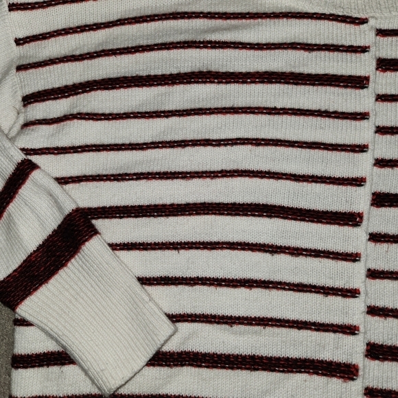 Lucky Brand Red Striped Sweater - Picture 10 of 13